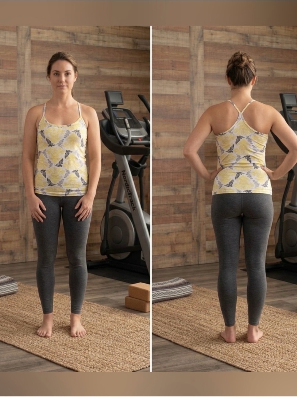 NordicTrack Yoga Racerback Tank Top Medium